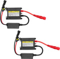 2PCS DC 12V 35W Xenon HID Ballast, Ultrathin HID Ballast Control Unit Automotive Headlight Stabilizer, Super Slim Design Xenon Lamp Replacement Ballast Kit, Car Accessories