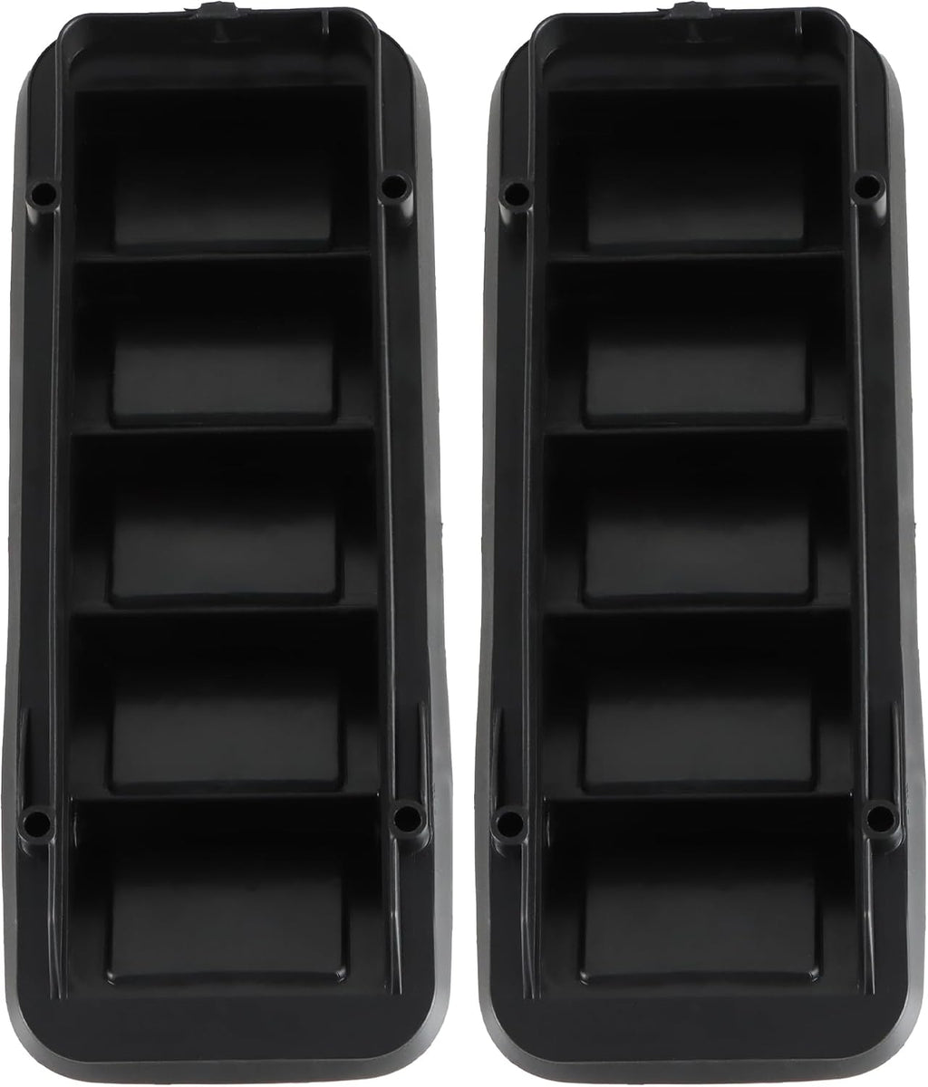 2PCS Upgraded Back Panel Air Vent Relief Grille, Cabin Pressure Air Vent Relief Valve Panel Grille Compatible with Colorado Silverado 1500 2500 3500 Sierra 1500 2500 3500 Replace#: 13596856