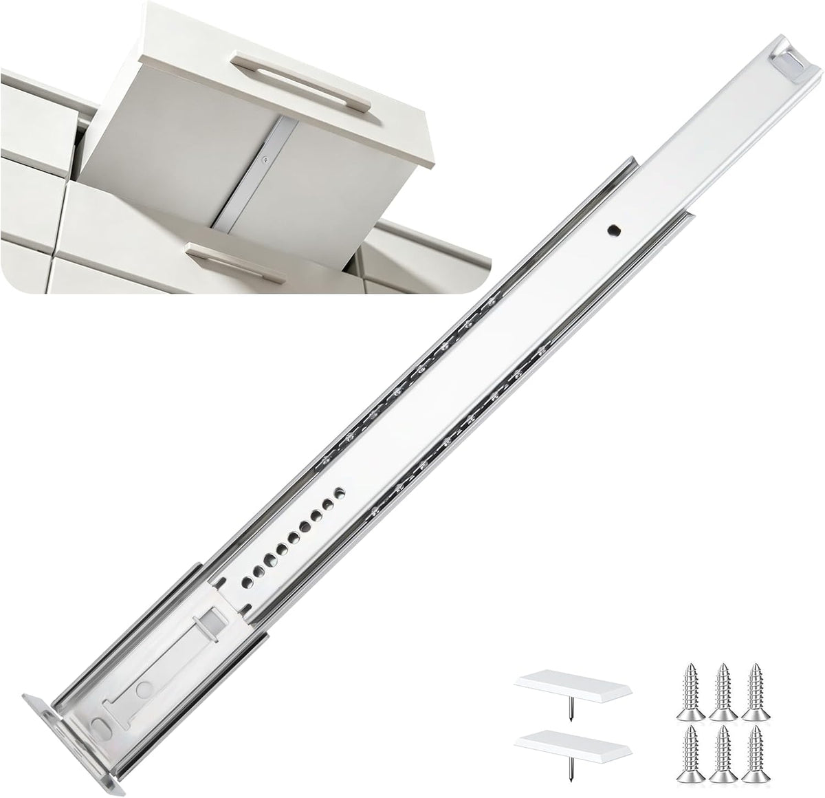 lontan 5 pcs center mount drawer slides 14, main product view
