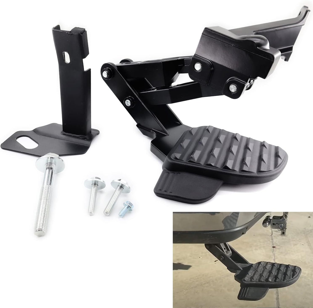 Rear Bed Step Retractable Bumper Step for 2019 2020 2021 2022 2023 2024 Dodge Ram 2500 3500 Truck Rear Tailgate Bedsteps Replaces 82215842AH 82215842AD 82215842AE 82215842AC 82215842AG
