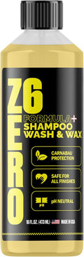 ZER06 The Ultimate Car Wash Soap with Special Shine Formula - Carnauba Wax And Ultra Concentrated Forumula - Pressure Washer - Foam Cannon With Bucket Soap Conditioner - Ph Neutral