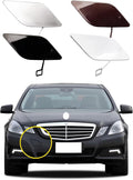 Car Front Bumper Tow Hook Cover Compatible with Mercedes Benz E-Class W212 E300 E350 E400 E550 2010 2011 2012 2013 Trailer Cover Cap A2128850126 2128850126 Tow Hook Cap Car Accessory White