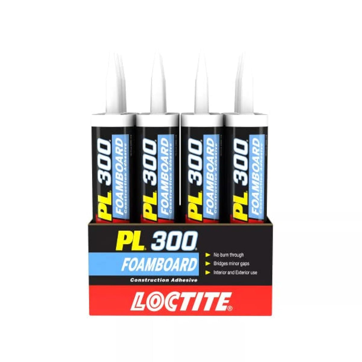 loctite pl300 foamboard adhesive, 10 fl oz, cartridge, main product view