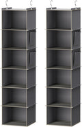 youdenova hanging closet organizer and storage, 6-shelf, 2, main product view