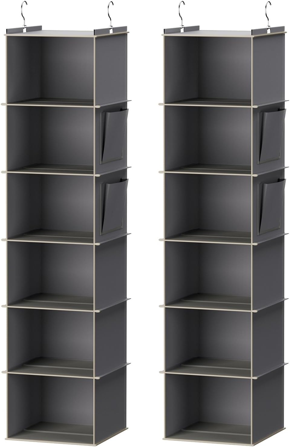 youdenova hanging closet organizer and storage, 6-shelf, 2, main product view