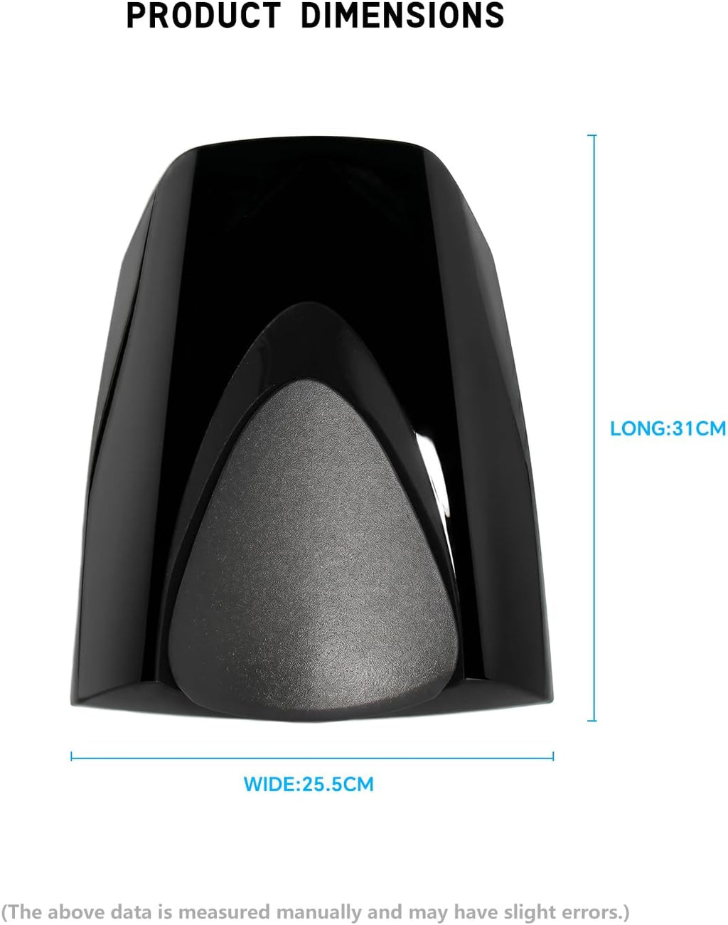 For CBR600RR Motorcycle Rear Seat Fairing Cover Cowl,ABS Plastic Rear Passenger Pillion Solo Seat Cowl Cover Fairing Tail Section For CBR600RR CBR 600RR 2007-2019 (For CBR600RR)