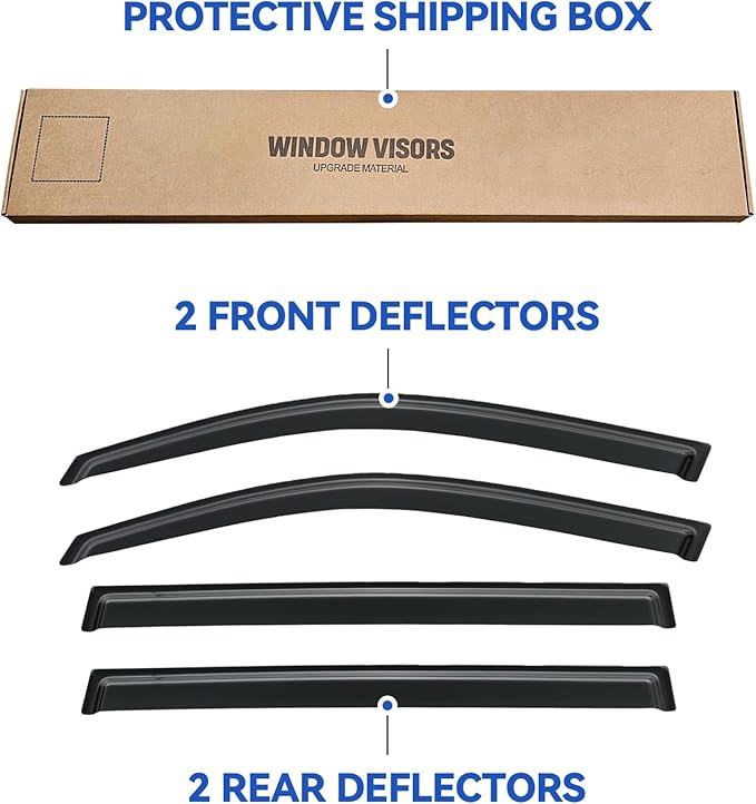 Window Visors Rain Guards Shield - Image 5