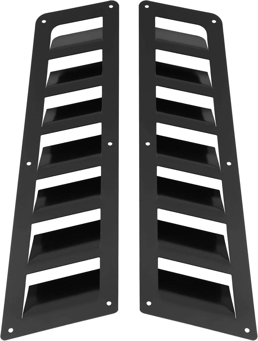 ALMULOO Universal Hood Vent Cooling Panel Front Hoods Air Intake Vent | Cooling Scoop Bonnet Cover Steel Electrophoresis Primed Black