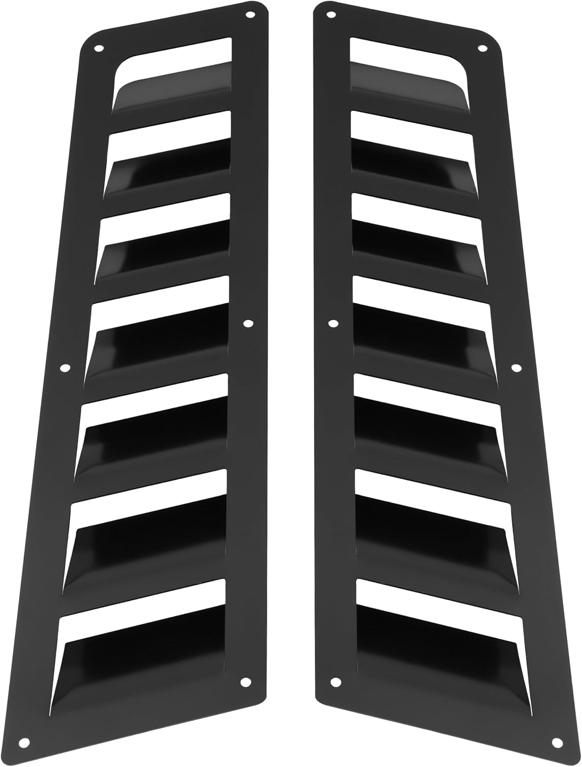 ALMULOO Universal Hood Vent Cooling Panel Front Hoods Air Intake Vent | Cooling Scoop Bonnet Cover Steel Electrophoresis Primed Black
