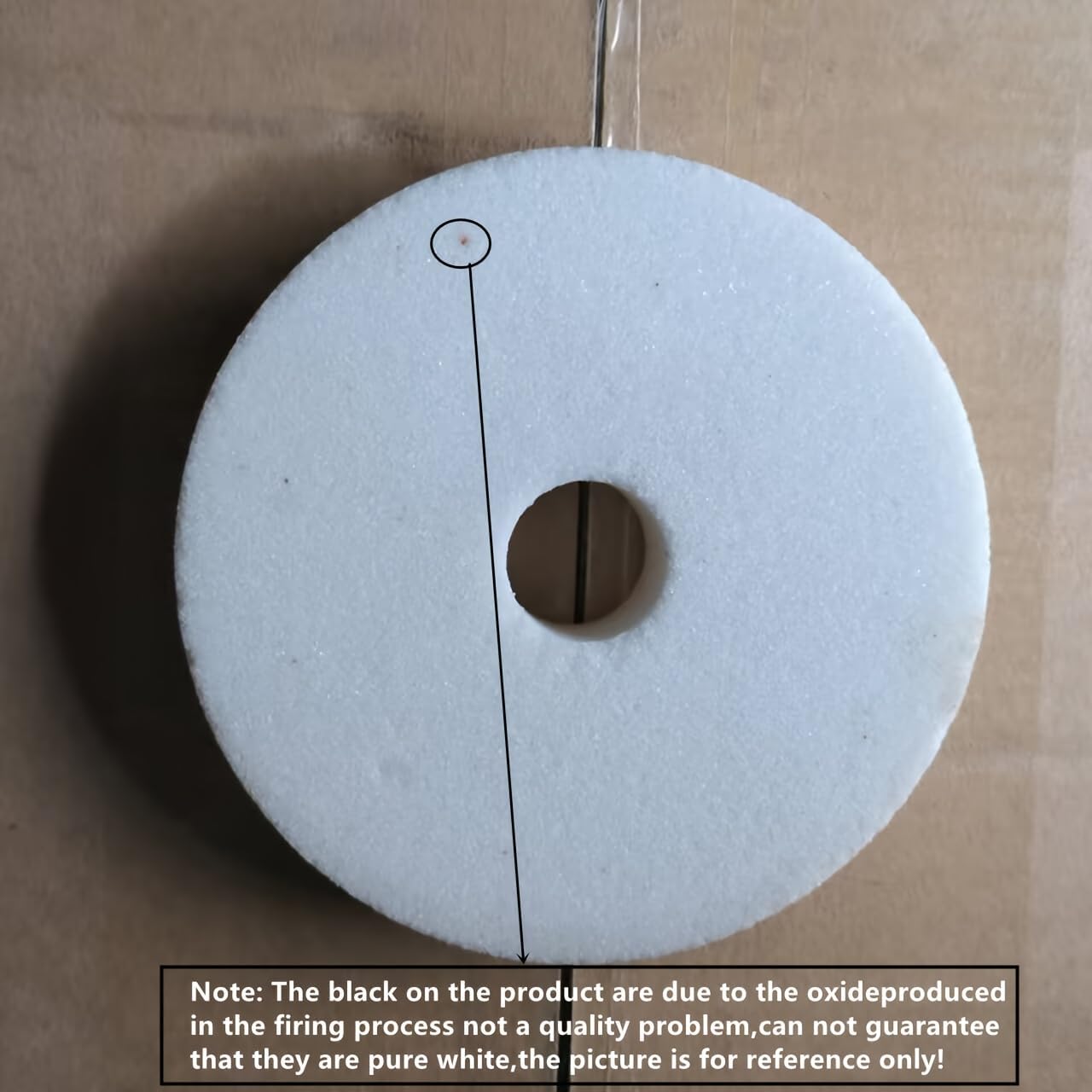 1pc Ceramic Bottom Grinding Stone 3.94inch Round Polished Stone Tool Grinding Ceramic Cleaning Bottom Sticky Glaze Special Pottery Tool 100/300g