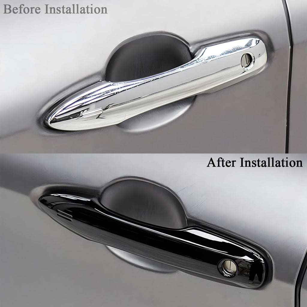 No Adhesive Snap-on Car Door Handle Cover Protector Compatible for Toyota 2018-2020 2021 2022 2023 2024 2025 2026 Camry 2019-2026 Corolla 2019-2022 Avalon 2016-2026 Prius 2020-2024 Venza Accessories