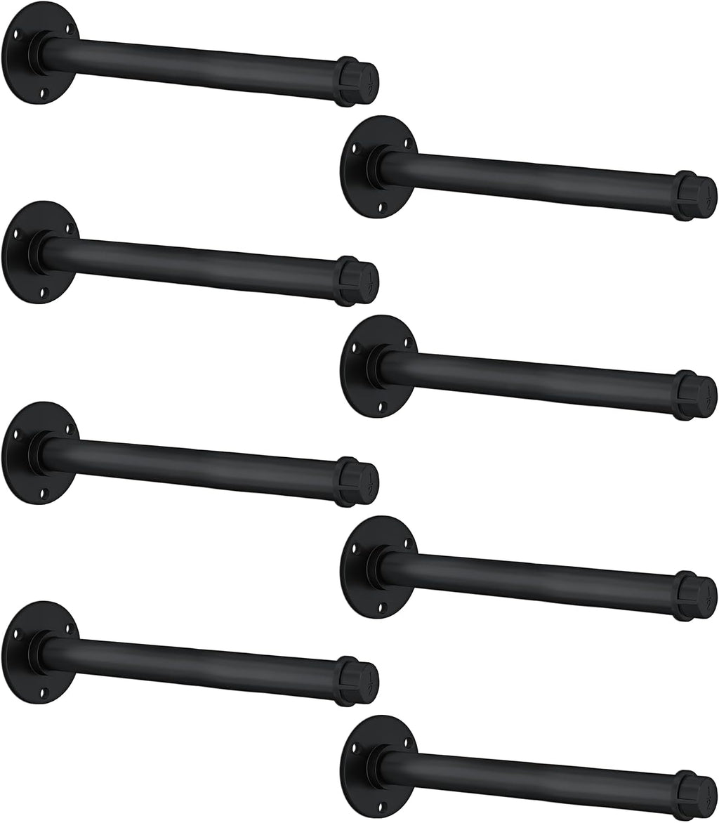 industrial pipe shelf brackets for 10 inches board, main product view