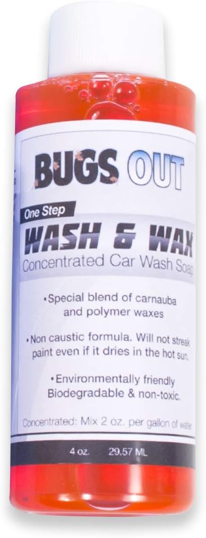 Bug Removing Sponge (6 Pack) with Concentrated Car Wash Soap Included