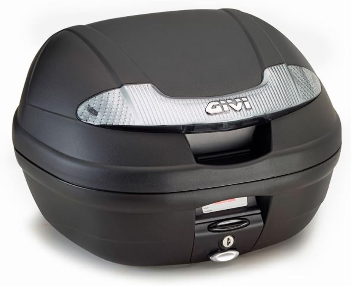 Givi E340NT Vision Tech Monolock Top Case with Plate, Black, TU EU