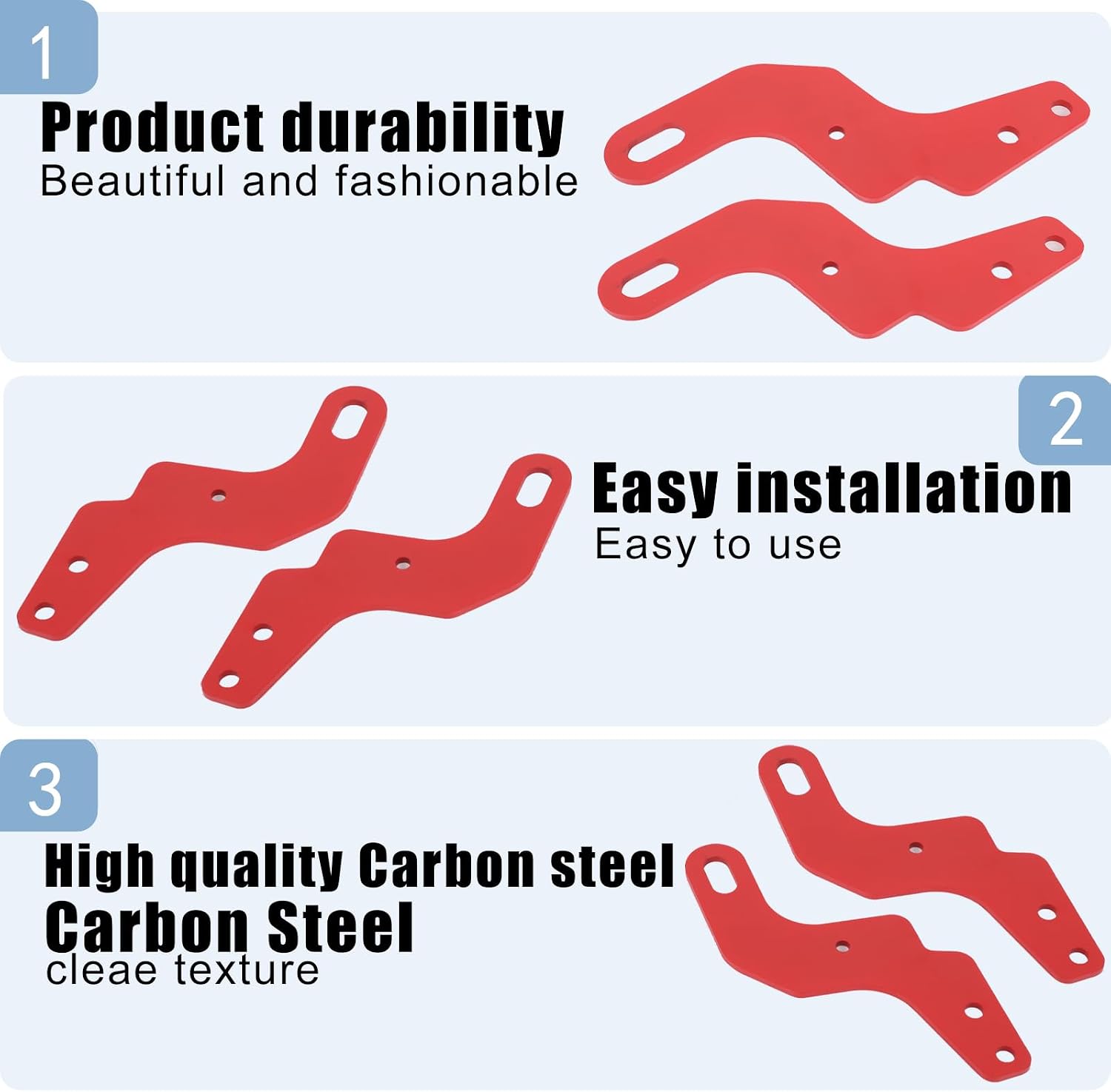 Car Tow Hook Tow Hitch Compatible with Toyot@ Tundra 2022-2026，Carbon Steel Rear Bumper Tow Hitch Recovery Point Tow Hook Receiver Tow Recovery Points Kit Accessories 2PCS(Red)