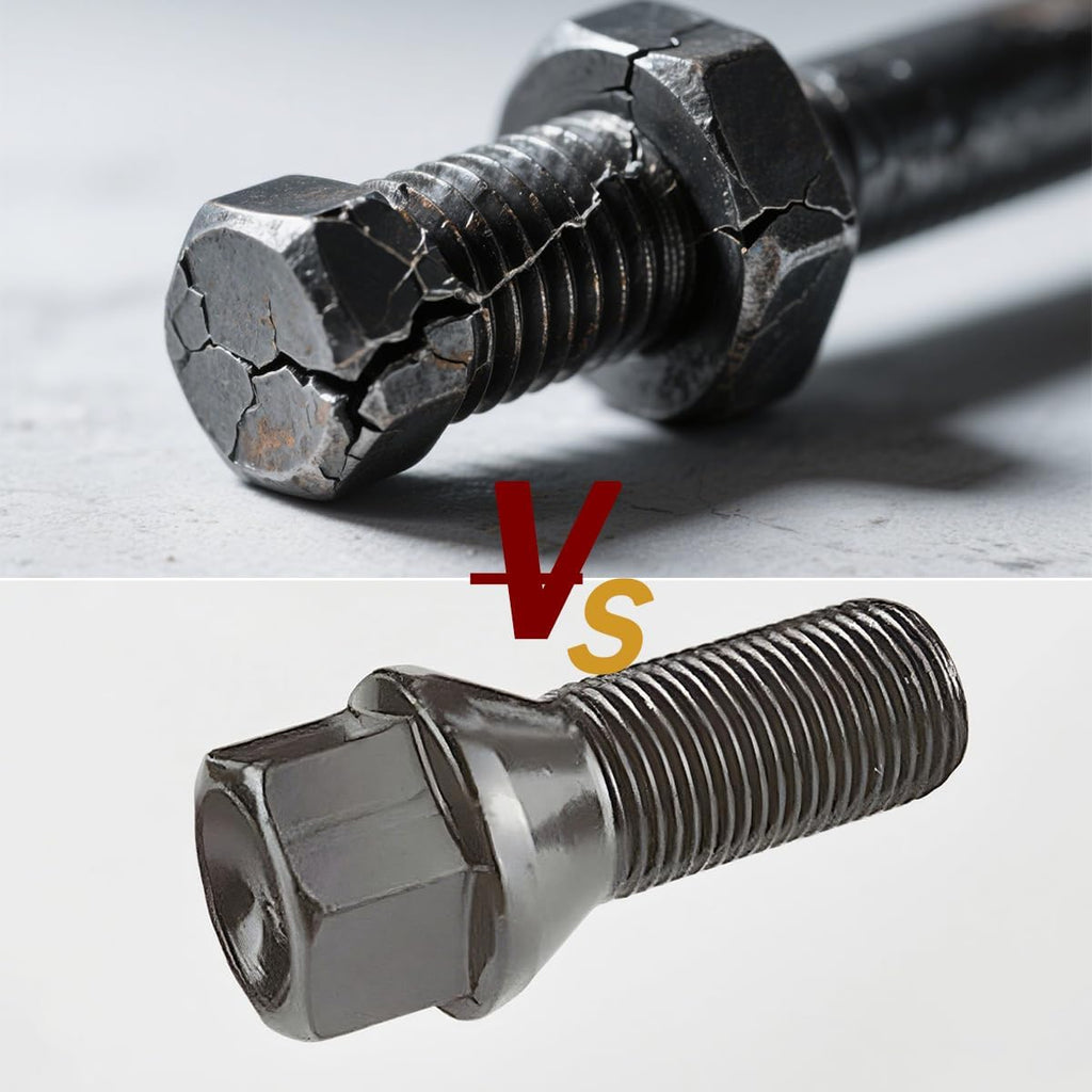 BESULEN 4PCS Car Wheel Lug Bolt Stud, OEM#36136781151 M14 x 1.25 Overall Length 48mm Vehicle Wheel Lug Bolt Nuts Stud, Conical Seat Auto Tire Nut Kit, Compatible with F30 F35 F10