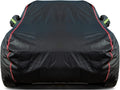 Breathable New Material, Waterproof Car Cover, Locks and Zipper Doors,
