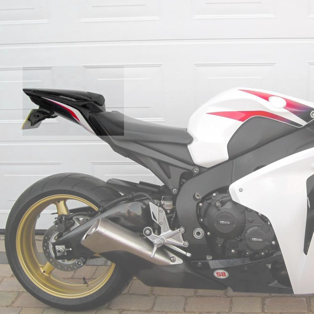 Motorcycle Rear Seat Cowl Solo Seat Cover Fit for Honda CBR1000RR 2008-2016 2009 2010 2011 2012 2013 2014 2015 CBR 1000 RR ABS Plastic Fairings Rear Seat Cover (Matte Black)