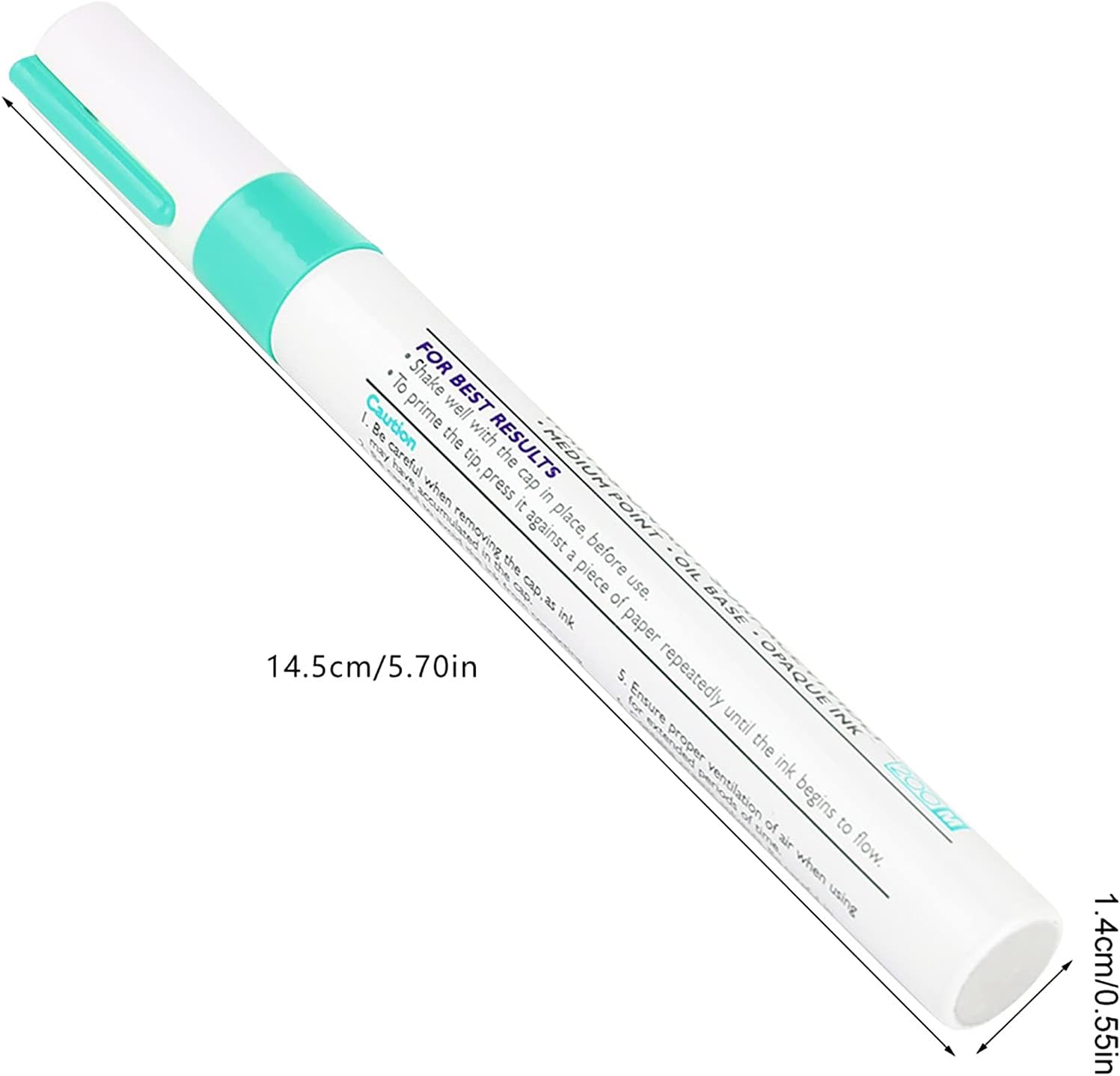 White tire Paint Marker, Tire Paint Pen for Car Tire Letters Wide Tip Paint Pens Non Fading Tire Pen Water Proof Tire Paint Pen Tire Marker White Paint Pens for Car Tire Lettering (Green)