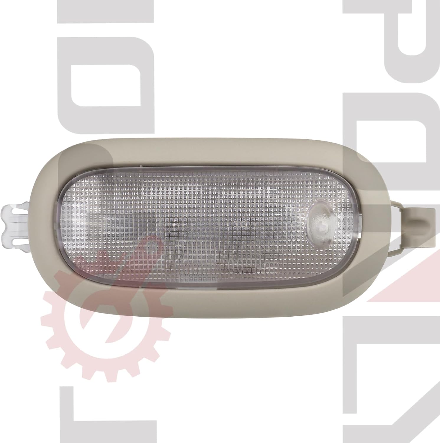 Car Roof Light Interior Dome Lamp Assembly | Compatible with Dodge Ram Jeep Accessories Parts | Replaces 5JG58TL2AD Inside Overhead Console Reading Light with Manual Control (Medium Slate Gray)