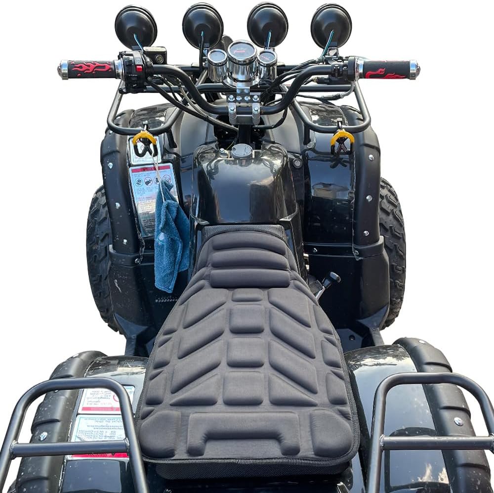 ATV Seat Cover for Polaris Sportsman 450 H.O./H.O. Eps 2016 2017 2018 2019 2020, Comfortable ATV Seat Pad with Ergonomic Design Pressure Relief & Comfort Support, Motorcycle Seat Cushion,B