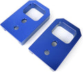 Gralara Front Tow Hook Bracket Pair of Tow Hook Brackets Heavy Duty Rectangular Cutout, Blue