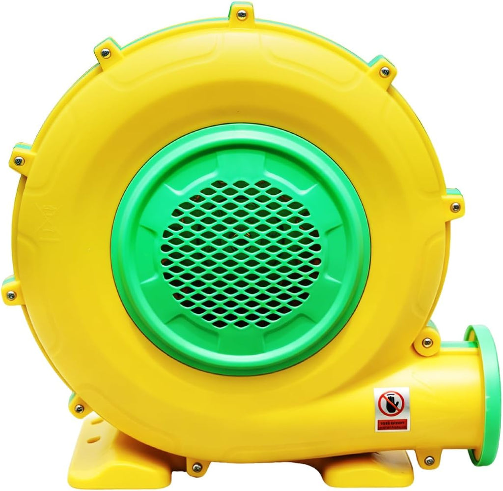 Step4Fun Bounce House Air Blower for Inflatables, 1100W Watt ETL Certified Electric Blower, Perfect for Inflatable Bounce House Water Slide and Bouncy Castle Indoor & Outdoor Yellow