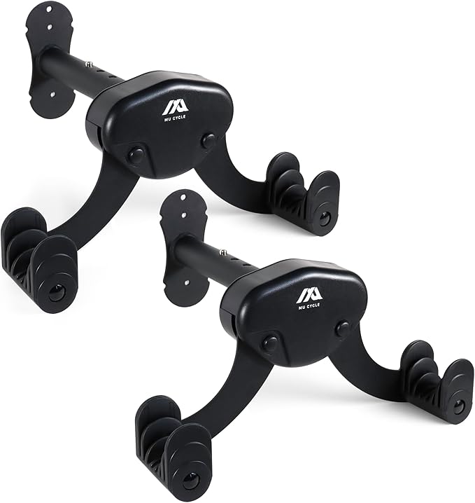 Buffalo Bike Wall Mount Rack – Adjustable Horizontal Indoor Hanger by MUCYCLE
