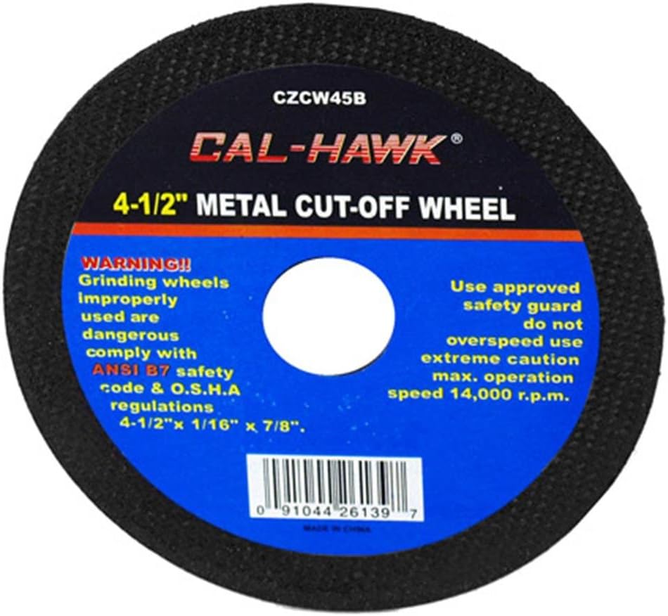 4-1/2" metal cut-off wheel, main product view