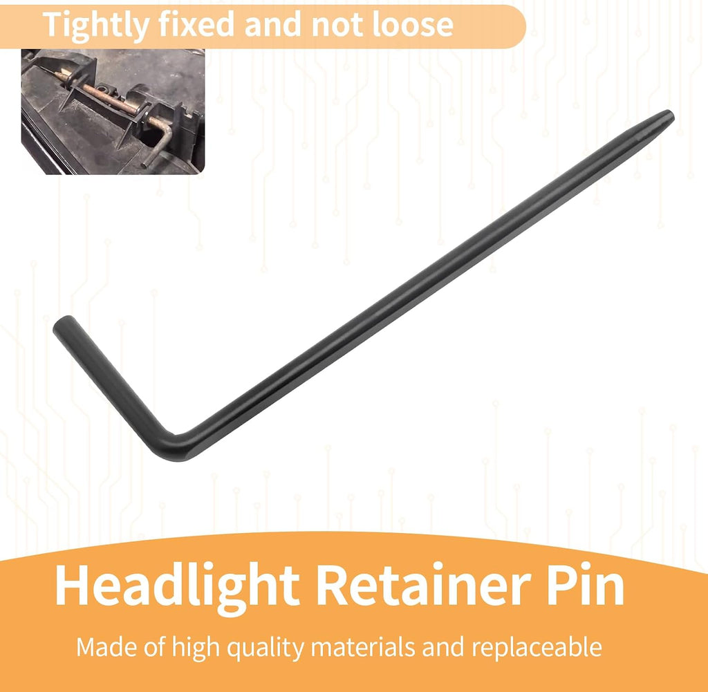 42442 Headlight Retaining Pin for Duramax Silverado Tahoe | Headlight Bulb Retainer Compatible with Duramax Trucks, Silverado, Tahoe and Other Cars - Headlight Retaining Clip, 1 Piece