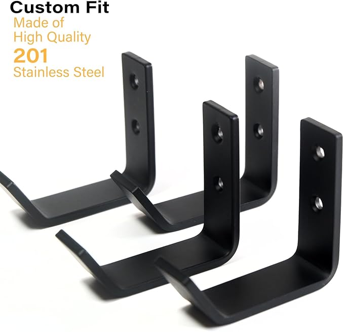 8 Packs Jack Stands Wall Mount Organizer, Heavy Duty Stainless Steel Holder - Image 5