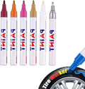 Waterproof Tire Paint Pen, 2026 New Permanent Oil-Based Marker, Multi-Surface Paint Marker for Car Wheels, Based Marker Rims for DIY Projects, Quick Dry Paint Pen for Artists (6)