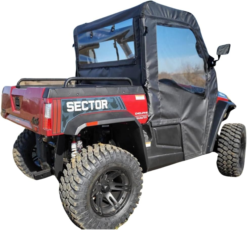 HISS45-DRF-BZS Soft Doors & Rear Window for HiSun Sector 450/550 / 750