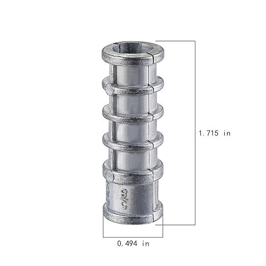 Wensilon 5/16 * 1-3/4 Lag Shield Anchor Long Zinc Alloy Bolts Concrete Anchors - Image 2