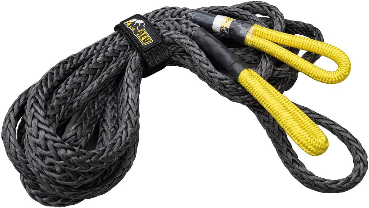 AEV Full-Size Expedition Recovery Kit for Full Size Trucks & SUVs Includes 4" Recovery Strap + Kinetic Recovery Rope + Winch Extension Rope + Snatch Block + 1/2" Soft Shackles + More