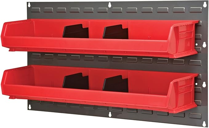 Akro-Mils 30136 Heavy Duty Wall Mount Garage Storage Steel Louvered Panel | - Image 2