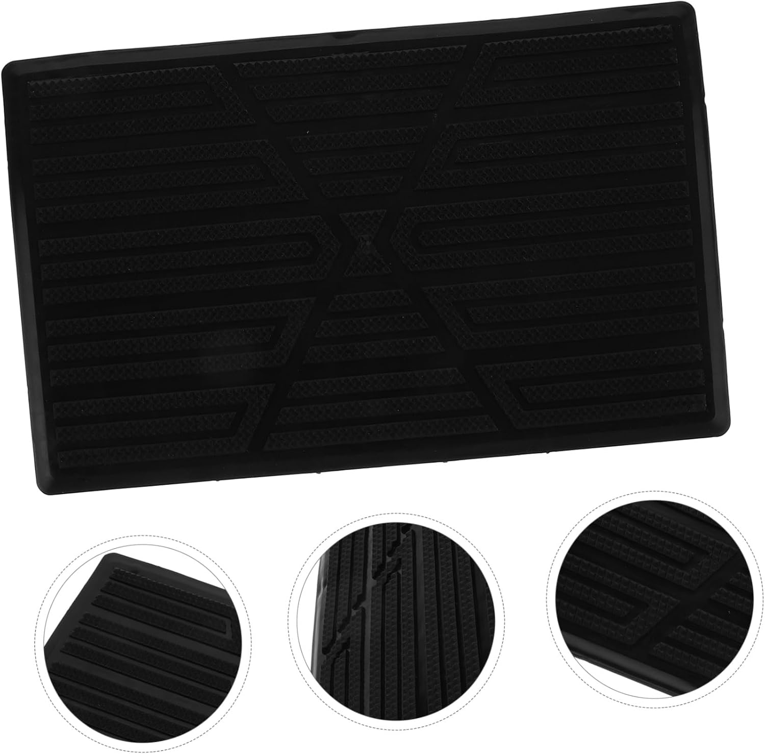 Sturdy Non-Slip Car Carpet Protector Patch Hard Rubber Floor Mat Repair Pad for Foot Pedals Automotive Carpet Protection for Vehicle Interior