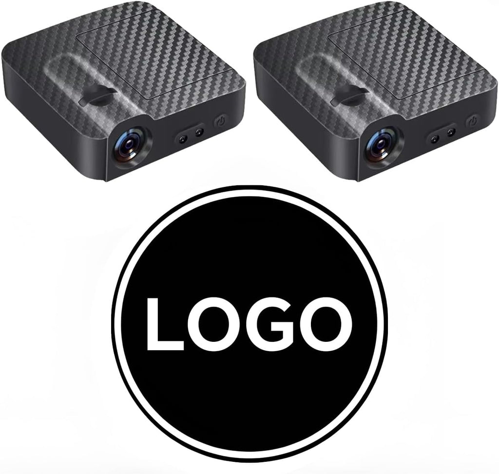 2PCS Car Door Lights, Car Door Lights Logo Projector, Rechargeable HD Car Welcome Lamp for Beee-nn