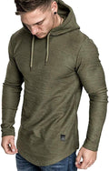 Lexiart Mens Fashion Athletic Hoodies Sport Sweatshirt Solid Color Fleece by Lexiart
