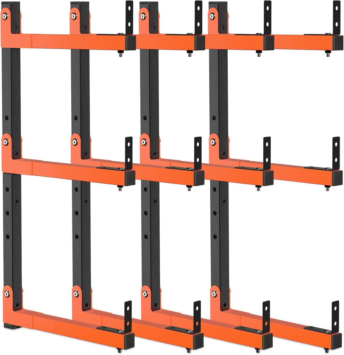 27" lengthened lumber storage rack, 6-hole adjustable wall, main product view