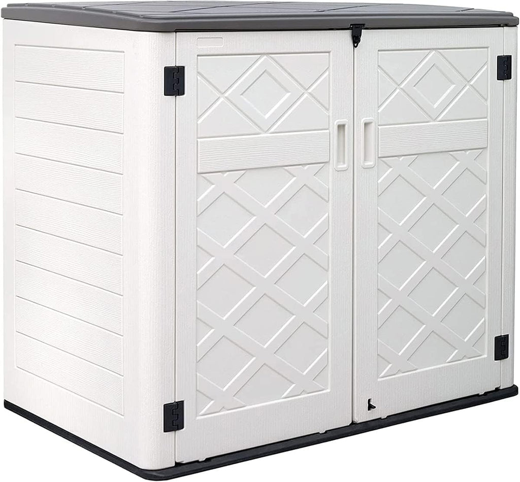 kinying larger outdoor storage shed weather resistance, horizontal, main product view