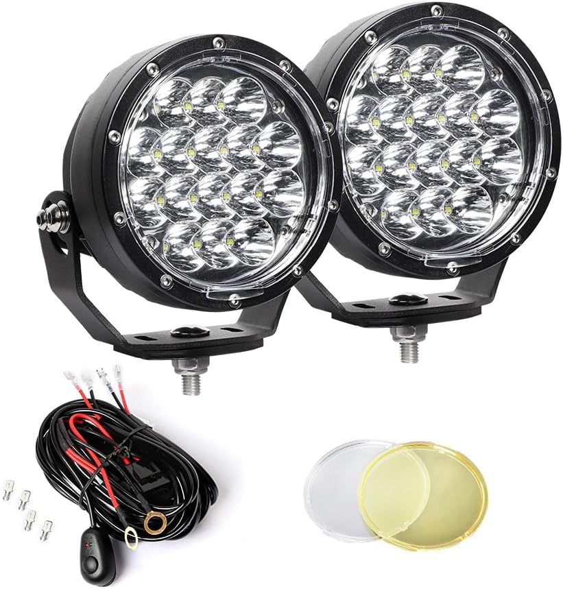 exzeit 160w 5 inch driving lights,11200 lumens round, main product view