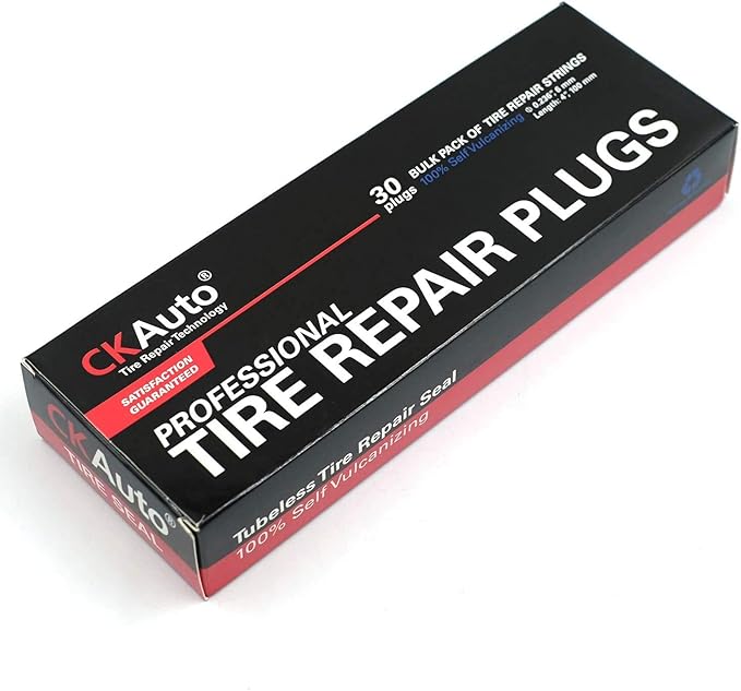CKAuto 30pcs 8" Black Tire Repair Strings, Automotive Tool Tire Repair Plugs - Image 5