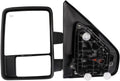 A Pair Heated Towing Mirrors Fits 2004-2014 for Ford for F-150 Pickup Truck, Power Adjusted View Mirror with Turn Signal Indicator & Puddle Light