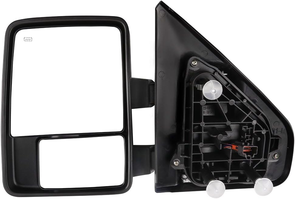 A Pair Heated Towing Mirrors Fits 2004-2014 for Ford for F-150 Pickup Truck, Power Adjusted View Mirror with Turn Signal Indicator & Puddle Light