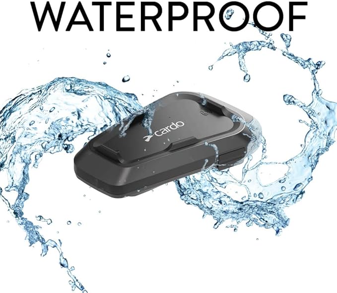 Cardo Spirit HD Motorcycle Bluetooth Communication Headset, Connect Up to 2 - Image 3