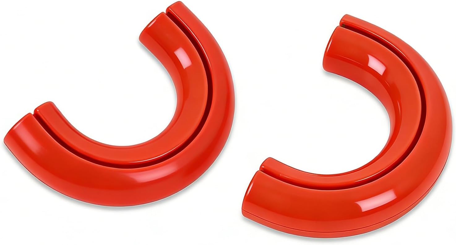 Tow Hook Covers Fits for Ford F150 2004-2026 ;Bronco Base,Big Bend,Outer Banks 2021-2026; for Toyota Tundra 2017-2021 | Tow Hooks for F150 Accessories | Red