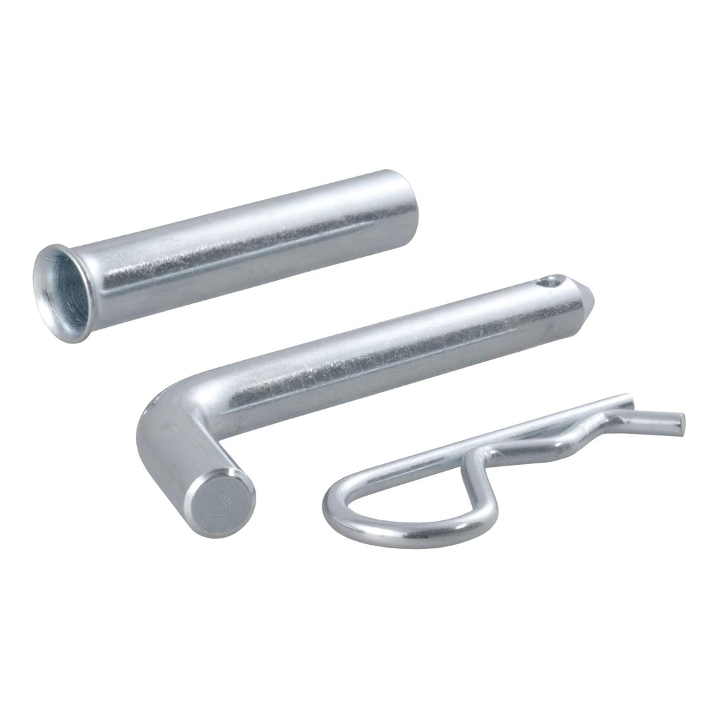 CURT 21502 Trailer Hitch Pin & Clip, 1/2-Inch Diameter with 5/8-Inch Adapter, Fits 1-1/4 or 2-Inch Receiver