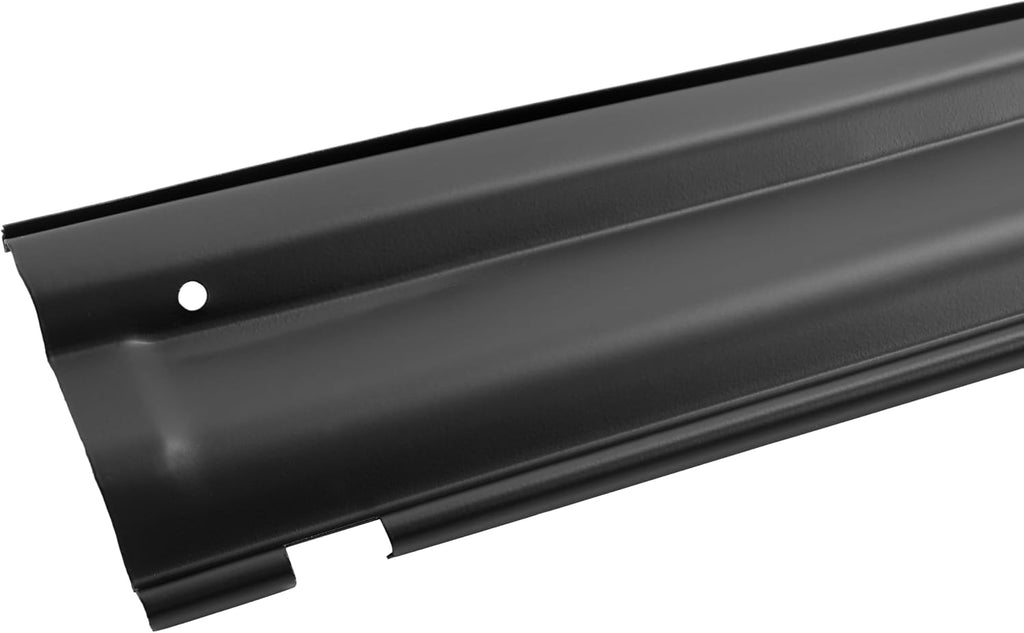 Tail Pan Compatible with 1955-1957 Chevy Chevrolet Bel Air/One-Fifty Series/Two-Ten Series 2 Door and 4 Door Models Rear Pan Steel Black