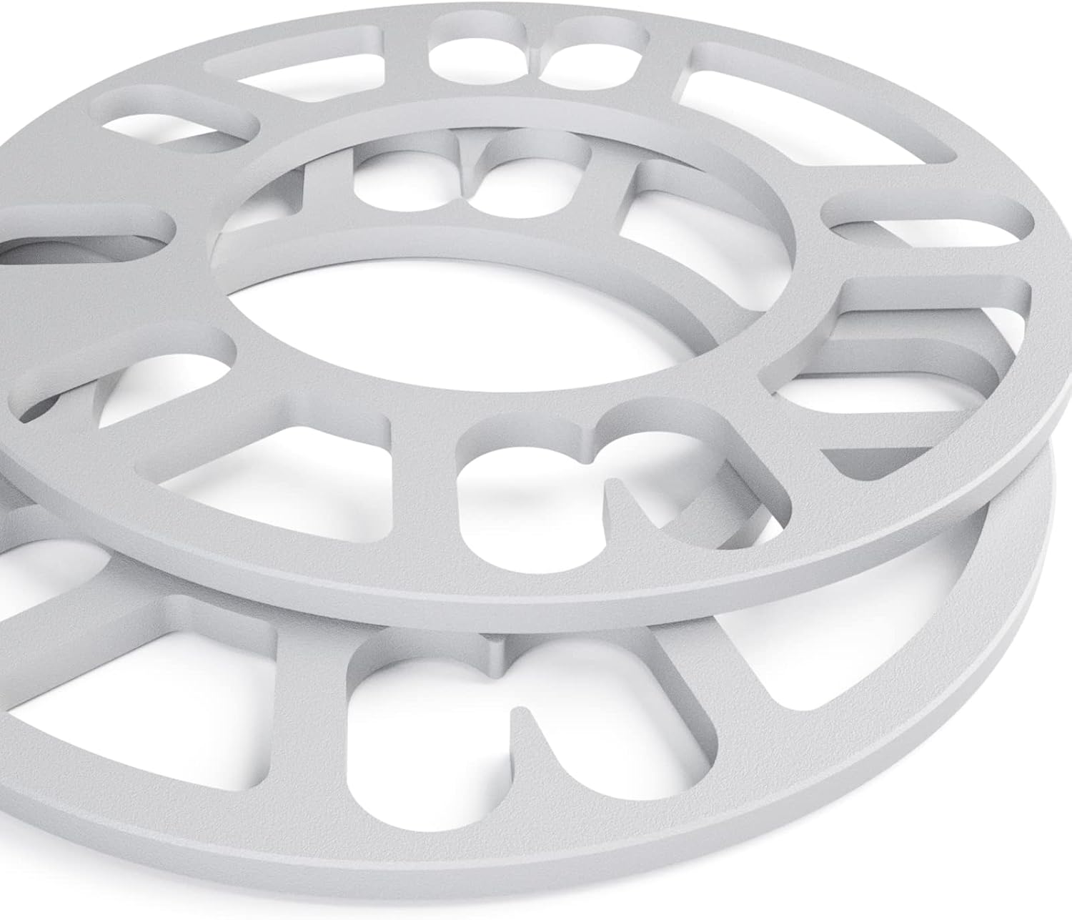 4Pcs Universal Wheel Spacers 5mm for Most 4 Lug & 5 Lug Wheels, PCD 98mm to 120mm, 4x100 4x108 4x100 5x100 5x108 5x110 5x112 5x114.3 5x115 5x120 5x4.5 5x4.75 Multiple Bolts Pattern Vehicle